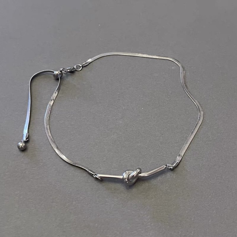 画像7:  Loop Snake Chain Necklace　ユニセックス 男女兼用 ループスネークチェーン ネックレス (7)