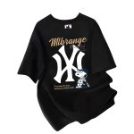 画像3: Uniex NY x Snoopy Baseball Players  print  T-shirt  男女兼用 ユニセックスNY×ベースボールプレイヤースヌーピープリント 半袖 Tシャツ (3)