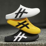 画像8:  Unisex 2-line soft sole and non-slip grip Platform slip-on sandals slippers   男女兼用 2ラインソフトソール滑り止め付厚底サンダルシャワー ビーチサンダル シューズ (8)