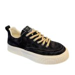 画像3: Unisex Tie-dye denim platform lace-up sneakers ユニセックス 男女兼用 タイダイデニム厚底レースアップスニーカー  (3)