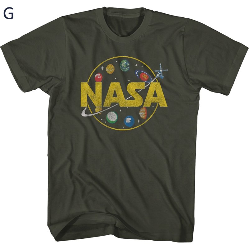 画像8: Uniex NASA Vintage Style Short-Sleeve T-Shirt　 男女兼用 ユニセックスNASAナサヴィンテージスタイル半袖Tシャツプリント 半袖 Tシャツ (8)
