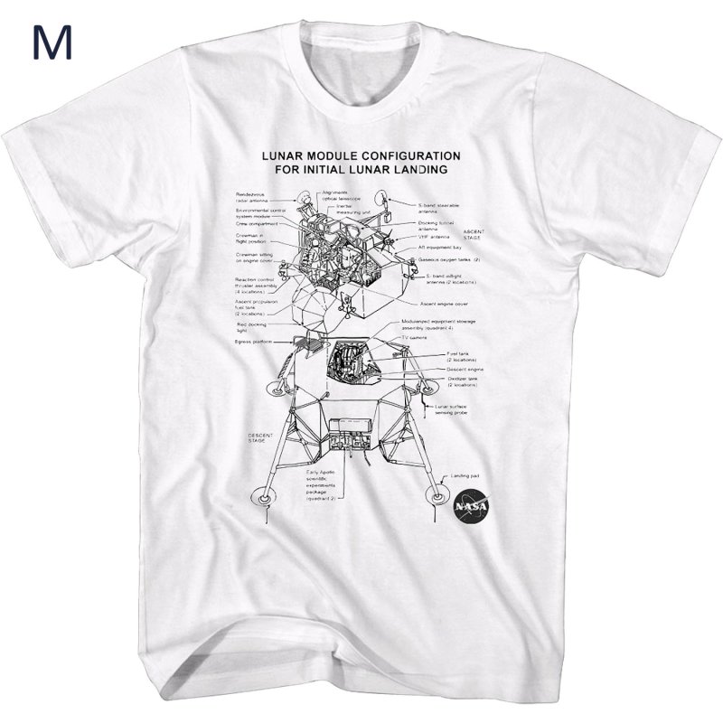 画像14: Uniex NASA Vintage Style Short-Sleeve T-Shirt　 男女兼用 ユニセックスNASAナサヴィンテージスタイル半袖Tシャツプリント 半袖 Tシャツ (14)