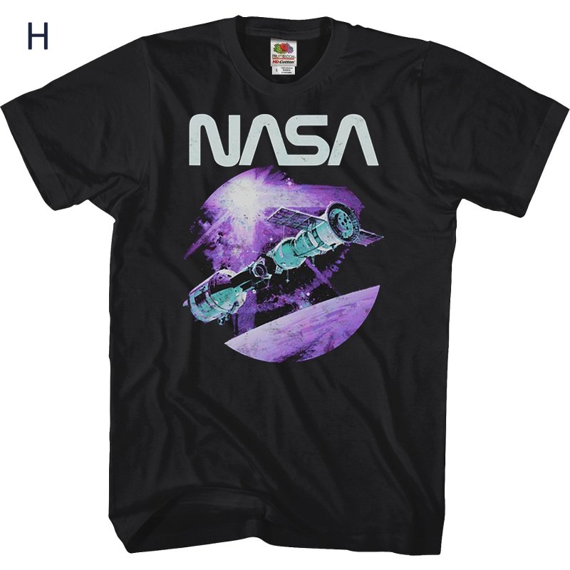 画像9: Uniex NASA Vintage Style Short-Sleeve T-Shirt　 男女兼用 ユニセックスNASAナサヴィンテージスタイル半袖Tシャツプリント 半袖 Tシャツ (9)