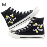 画像14: 16 Design Smile high-top canvas lace-up sneakers Shoes　ユニセックス 男女兼用16デザインスマイル ハイカットキャンバスレースアップスニーカー (14)