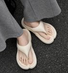 画像6: Split-toe beach Platform  sandals　スプリットトゥトングビーチサンダル厚底サンダル (6)