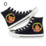 画像16: 16 Design Smile high-top canvas lace-up sneakers Shoes　ユニセックス 男女兼用16デザインスマイル ハイカットキャンバスレースアップスニーカー (16)