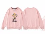 画像4: Snoopy Silhouette x Friends round neck sweat shirts pullover ユニセックス 男女兼用スヌーピーシルエット×フレンズプリントラウンドネック スウェット トレーナー プルオーバー (4)