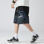 画像2: Unisex KAWS x Bear Short Sweat Pant　男女兼用 ユニセックス　カウズ×ベア　スウェット　ショート　ハーフ　パンツ (2)
