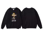 画像2: Snoopy Silhouette x Friends round neck sweat shirts pullover ユニセックス 男女兼用スヌーピーシルエット×フレンズプリントラウンドネック スウェット トレーナー プルオーバー (2)