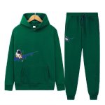 画像13: Raindrop Swoosh & Fishing Astronaut Hoodie & Pants Set　ユニセックス男女兼用 雨だれスウォッシュ＆フィッシング宇宙飛行士プリントスウェット フーディ&パンツ セットアップ (13)