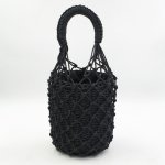 画像10: fishing net bucket  bag straw tote bag フィッシングバケットストローかごバック　トートバッグ　 (10)