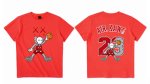 画像4: Uniex Air kaws basketball player Short-Sleeve T-Shirt　 男女兼用 ユニセックスエアーカウズバスケットボールプレイヤー半袖Tシャツ (4)