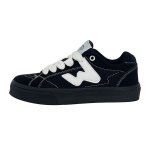 画像5: Unisex Canvas preppy lace-up sneakers  ユニセックス 男女兼用 キャンバスプレッピーレースアップスニーカー (5)