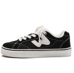 画像4: Unisex Canvas preppy lace-up sneakers  ユニセックス 男女兼用 キャンバスプレッピーレースアップスニーカー (4)