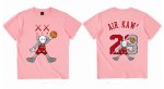 画像5: Uniex Air kaws basketball player Short-Sleeve T-Shirt　 男女兼用 ユニセックスエアーカウズバスケットボールプレイヤー半袖Tシャツ (5)