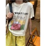 画像3: Let's not overlook the possibility of genius Napping Snoopy Print Tshirts ユニセックス男女兼用お昼寝スヌーピープリント Tシャツ (3)