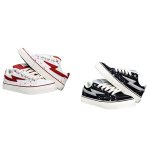 画像5: Unisex Canvas lace-up sneakers with little star detail ユニセックス 男女兼用 リトルスターキャンバスレースアップスニーカー (5)