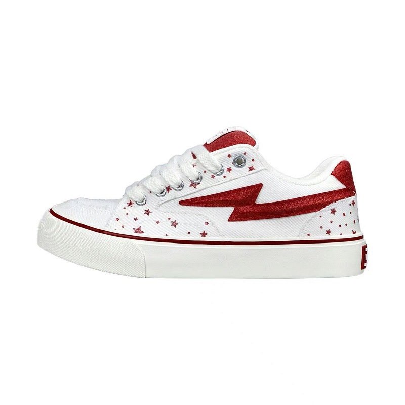 画像3: Unisex Canvas lace-up sneakers with little star detail ユニセックス 男女兼用 リトルスターキャンバスレースアップスニーカー (3)