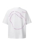 画像3: Uniex N3 Circle Logo Oversized  Short-Sleeve T-Shirt　 男女兼用 ユニセックスN3サークルロゴオーバーサイズ半袖Tシャツ (3)