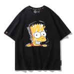 画像2: Uniex Bart Simpson Face Print Short-Sleeve T-Shirt　 男女兼用 ユニセックスバートシンプソンフェイスプリント半袖Tシャツ (2)