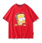画像5: Uniex Bart Simpson Face Print Short-Sleeve T-Shirt　 男女兼用 ユニセックスバートシンプソンフェイスプリント半袖Tシャツ (5)