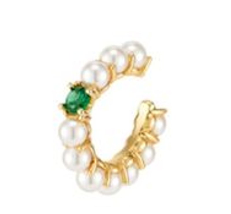 画像3: Point Pearl Earcuff   Earrings　ポイントパールループイヤーカフ軟骨クリップ (3)