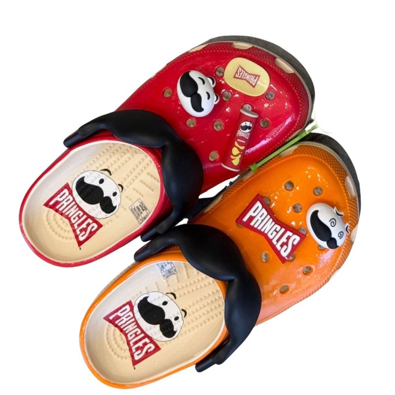 画像4:  Unisex Pringles Colorblock Clog Sandals Slippers   男女兼用 ユニセックス プリングルズカラーブロッククロッグサンダルスリッパ (4)