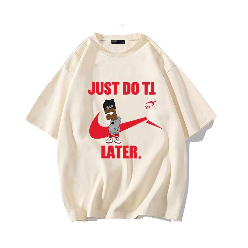 画像4: Uniex Sunburned Bart Simpson Print Short-Sleeve T-Shirt　 男女兼用 ユニセックス日焼けバートシンプソンプリント半袖Tシャツ (4)