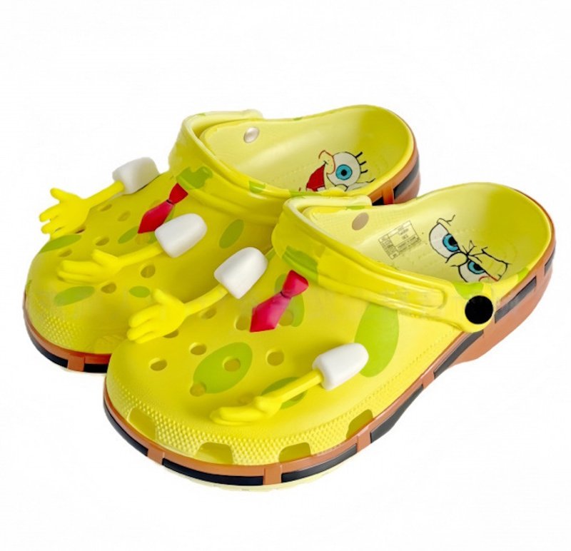画像1:  Unisex SpongeBob SquarePants Classic Clogs Sandals/Slippers  男女兼用 ユニセックス スポンジボブクロッグサンダルスリッパ (1)