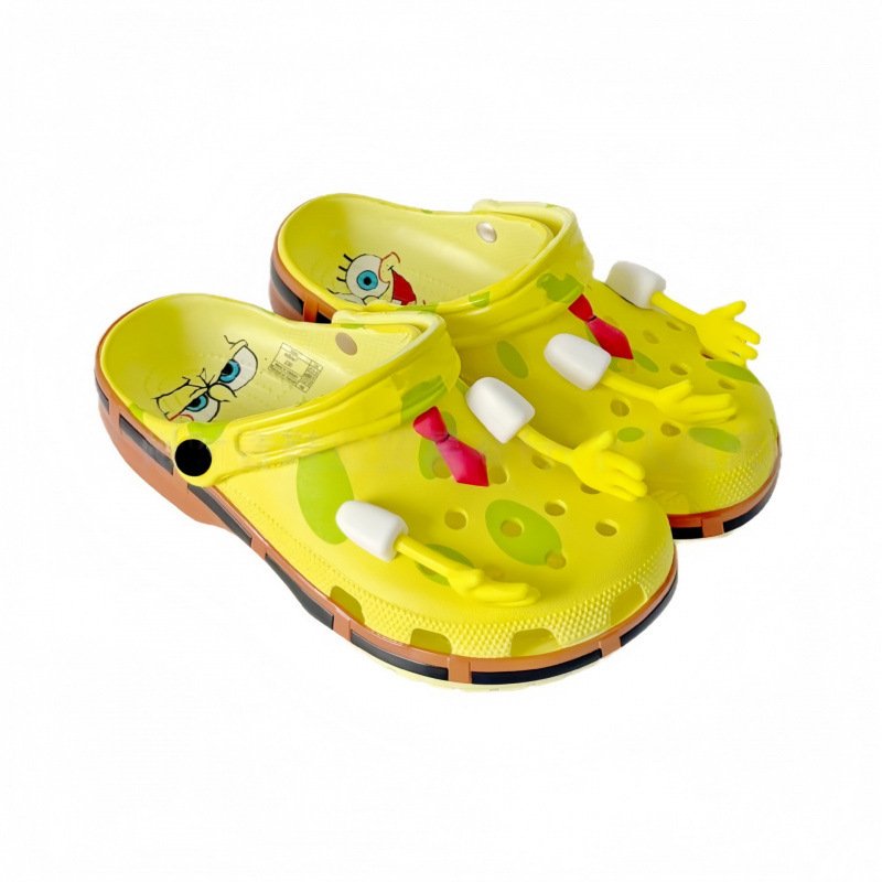 画像2:  Unisex SpongeBob SquarePants Classic Clogs Sandals/Slippers  男女兼用 ユニセックス スポンジボブクロッグサンダルスリッパ (2)