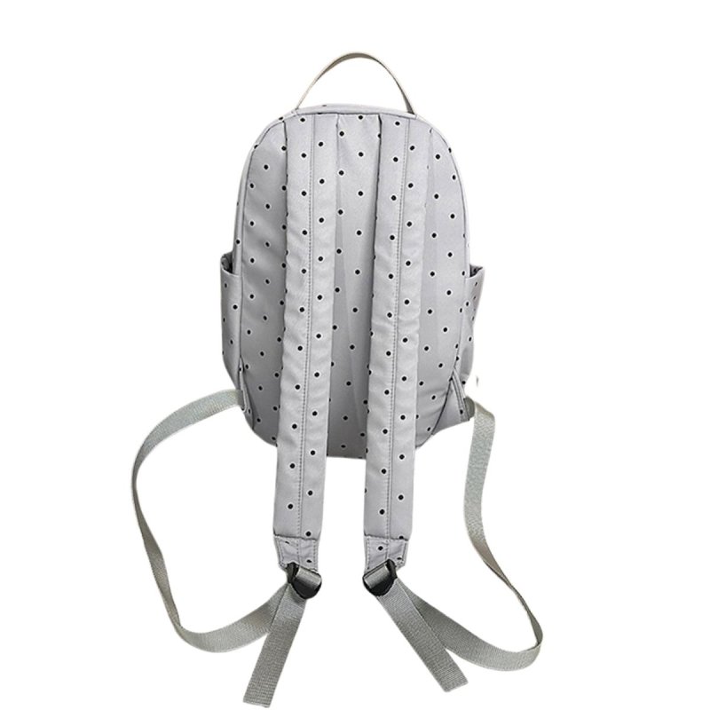 画像3: Polka Dot Stylish Backpack Tote Shoulder Bag　ユニセックス男女兼用スタイリッシュドット水玉柄バックパックトートショルダーバッグ (3)