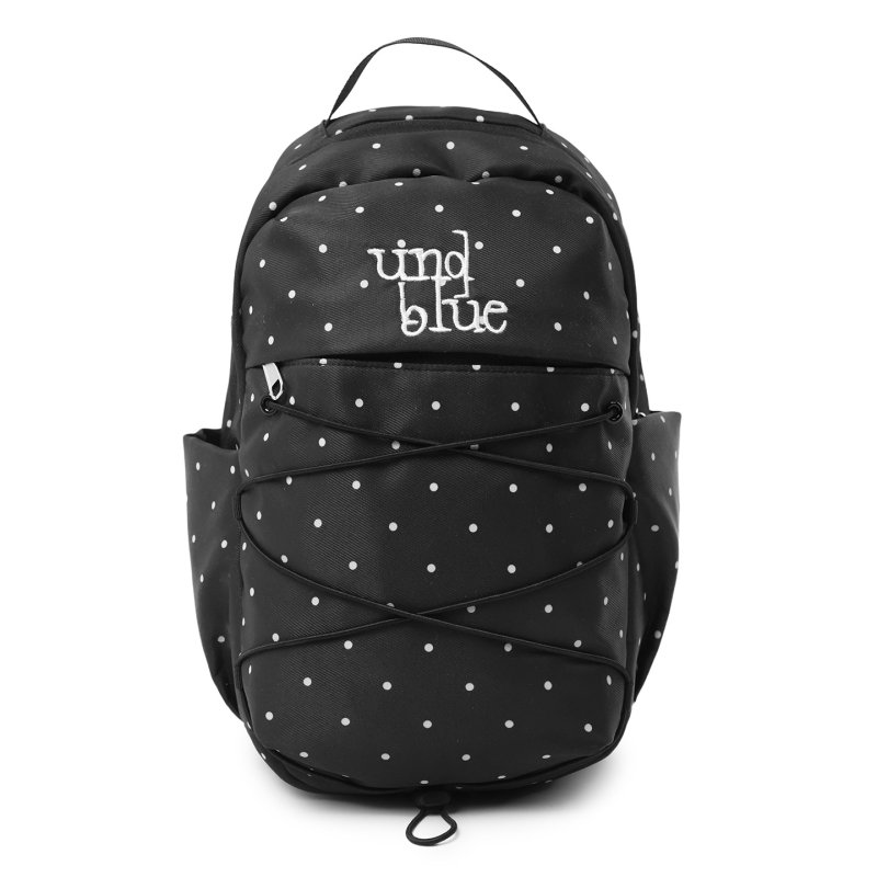 画像1: Polka Dot Stylish Backpack Tote Shoulder Bag　ユニセックス男女兼用スタイリッシュドット水玉柄バックパックトートショルダーバッグ (1)