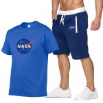 画像1: NASA short-sleeved T-shirt + shorts Set-up　ユニセックス男女兼用NASA半袖Tシャツ+ハーフパンツ セットアップ  (1)
