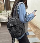 画像5: Polka Dot Stylish Backpack Tote Shoulder Bag　ユニセックス男女兼用スタイリッシュドット水玉柄バックパックトートショルダーバッグ (5)