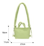 画像13: Down-filled vitamin-colored lightweight tote shouldercrossbody backpack　ユニセックス男女兼用ダウンビタミンカラートートショルダーバックパックバッグ (13)