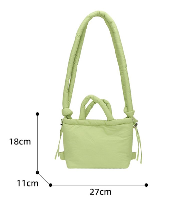 画像13: Down-filled vitamin-colored lightweight tote shouldercrossbody backpack　ユニセックス男女兼用ダウンビタミンカラートートショルダーバックパックバッグ (13)