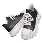 画像3: DRKSHDW ABSTRACT Leather Platform Lace-Up High-Top Sneakers Shoes　ユニセックス 男女兼用レザーハイカット 厚底 レースアップスニーカー (3)