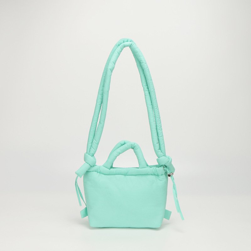 画像9: Down-filled vitamin-colored lightweight tote shouldercrossbody backpack　ユニセックス男女兼用ダウンビタミンカラートートショルダーバックパックバッグ (9)