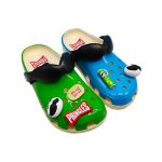 画像3:  Unisex Pringles Colorblock Clog Sandals Slippers   男女兼用 ユニセックス プリングルズカラーブロッククロッグサンダルスリッパ (3)