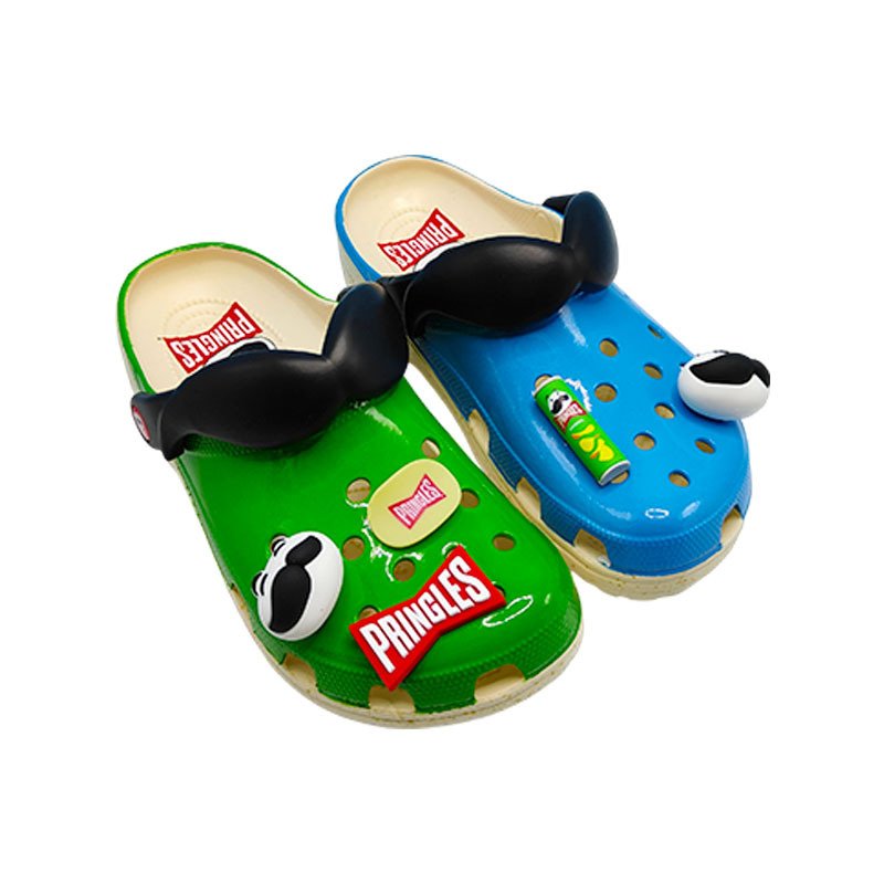 画像3:  Unisex Pringles Colorblock Clog Sandals Slippers   男女兼用 ユニセックス プリングルズカラーブロッククロッグサンダルスリッパ (3)