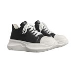 画像2: DRKSHDW ABSTRACT Leather Platform Lace-Up High-Top Sneakers Shoes　ユニセックス 男女兼用レザーハイカット 厚底 レースアップスニーカー (2)