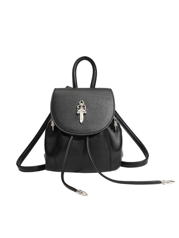 画像1: Cross Backpack bag  十字架 クロスパッチ付き バックパック リュックサック バッグ (1)