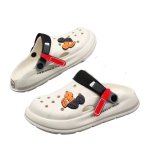 画像1:  Unisex Half & Half kaws Clog Sandals   Sandals slippers   男女兼用  ハーフ&ハーフカウズ厚底クロッグサンダルシャワーサンダル ビーチサンダル シューズ (1)