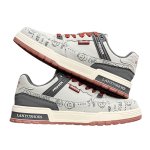 画像4: kaws Smile leather lace-up sneakers Shoes　ユニセックス 男女兼用 カウズスマイル厚底レザーレースアップスニーカー  (4)