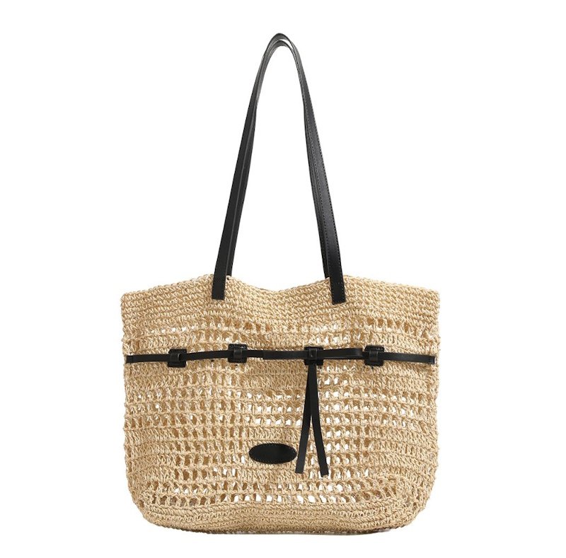 画像1: Mesh tote shoulder basket bag  メッシュトートショルダー フレンチかご籠バッグ  (1)