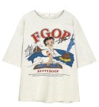画像1: FGOP Betty Boop Print Tshirts ユニセックス男女兼用FGOPベティ・ブーププリント Tシャツ (1)
