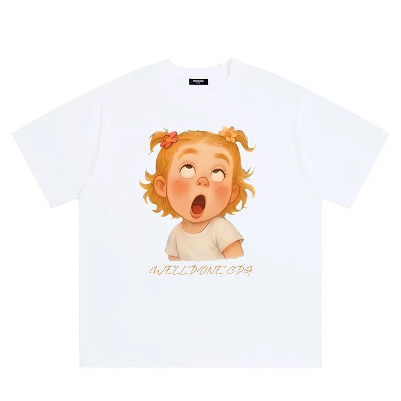 画像1: Nostalgic girl Tshirts  ユニセックス 男女兼用  ノスタルジックガール半袖Tシャツ (1)