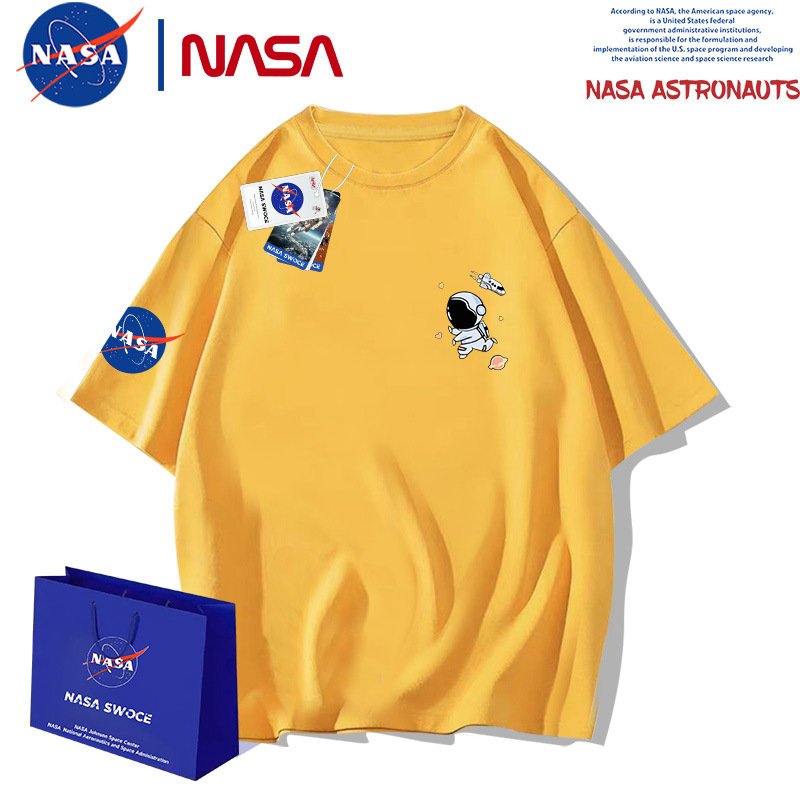 画像4: NASA x Baby rest astronaut Tshirts  ユニセックス 男女兼用 NASA ナサ × 休憩宇宙飛行士 半袖Tシャツ (4)