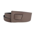 画像3: Women's Leather Wide decoration sash belt 本革 レザー 幅広 サッシュベルト (3)