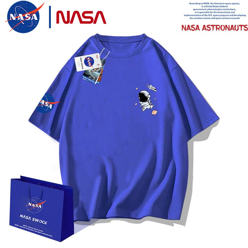 画像2: NASA x Baby rest astronaut Tshirts  ユニセックス 男女兼用 NASA ナサ × 休憩宇宙飛行士 半袖Tシャツ (2)